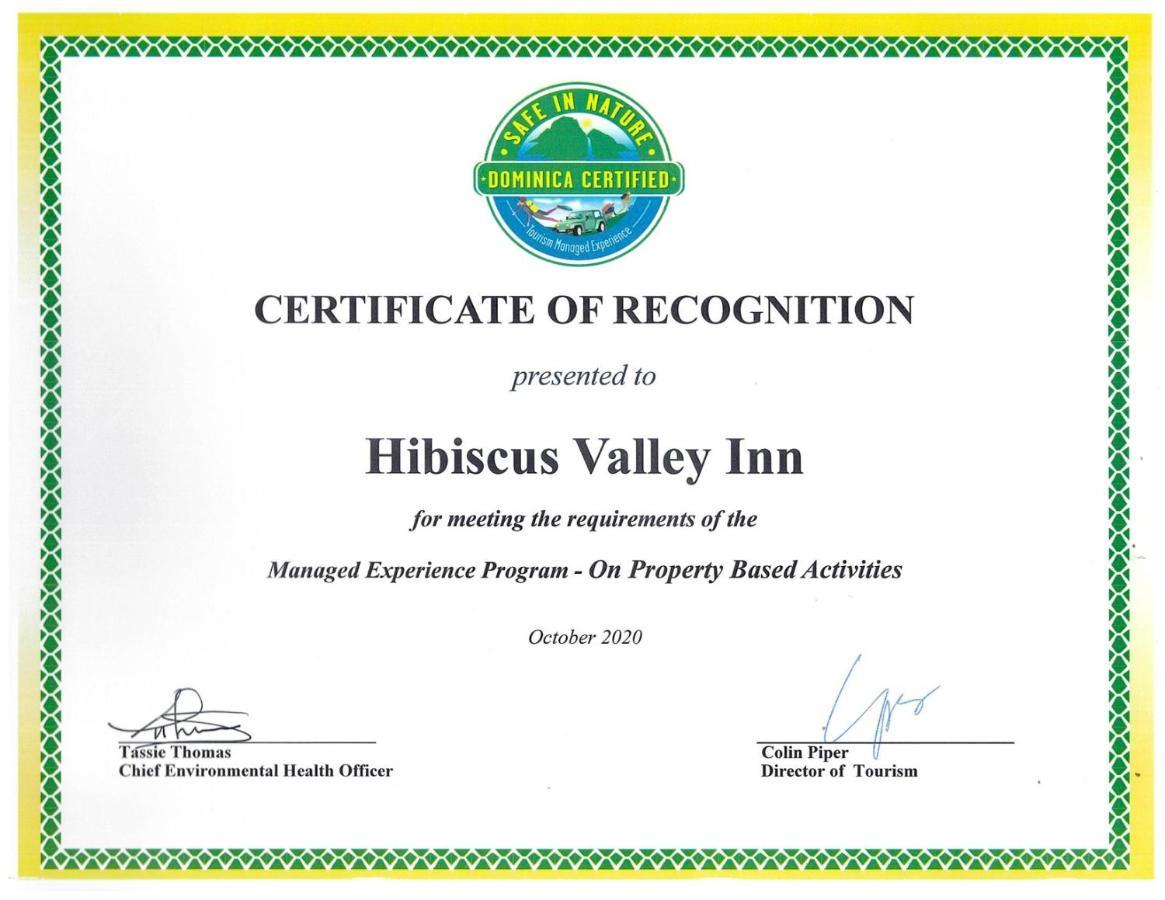 Hibiscus Valley Inn Marigot ภายนอก รูปภาพ